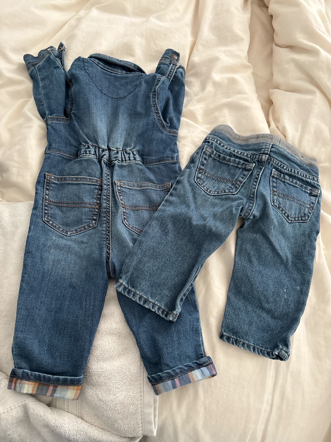 Baby OshKosh overalls and The Children's Place jeans - photo 4