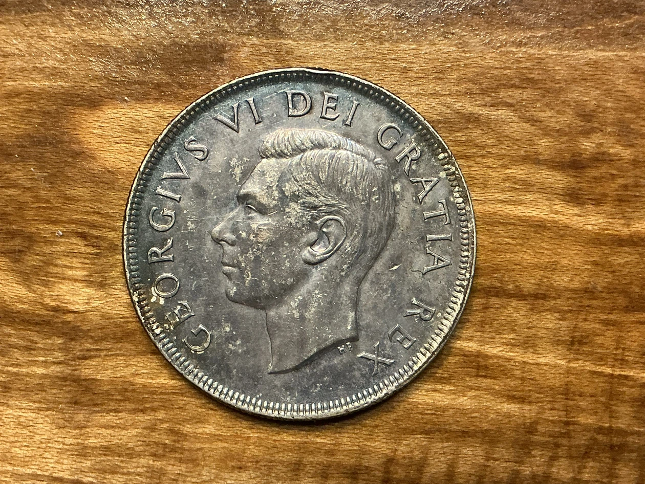 1949 Canadian Silver Dollar Coin ! - photo 2