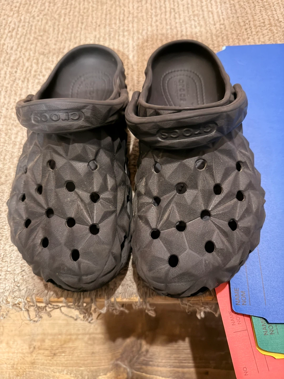 Black Crocs Clogs Size 8
