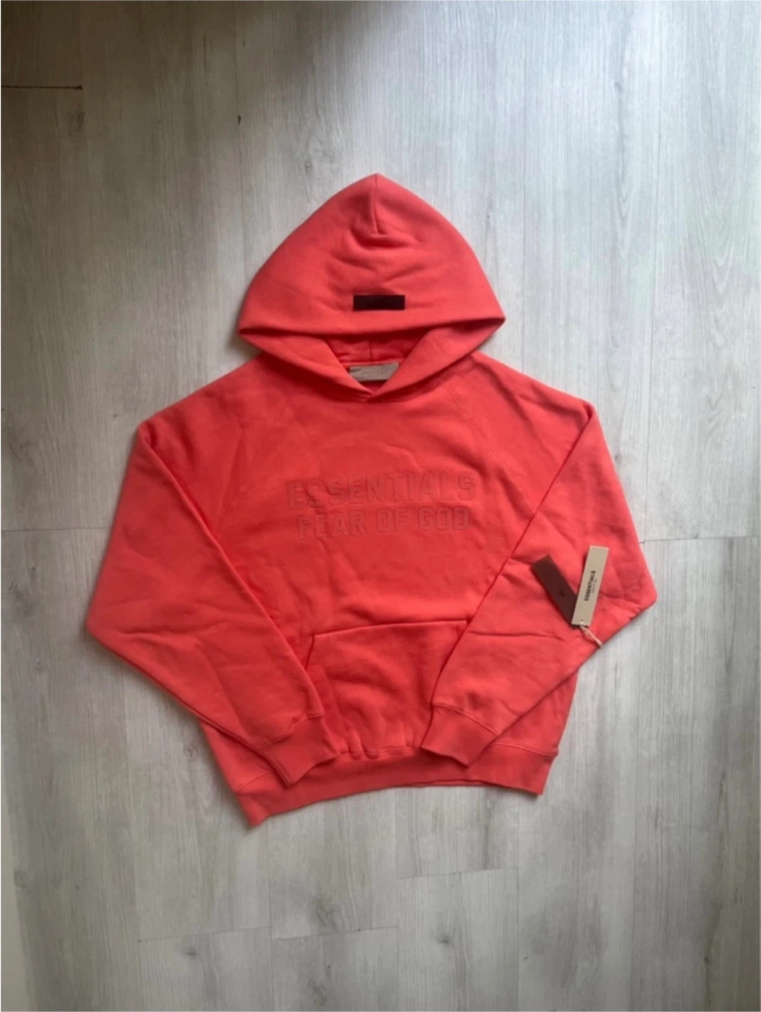 Fear of God Essentials Hoodie Coral colour