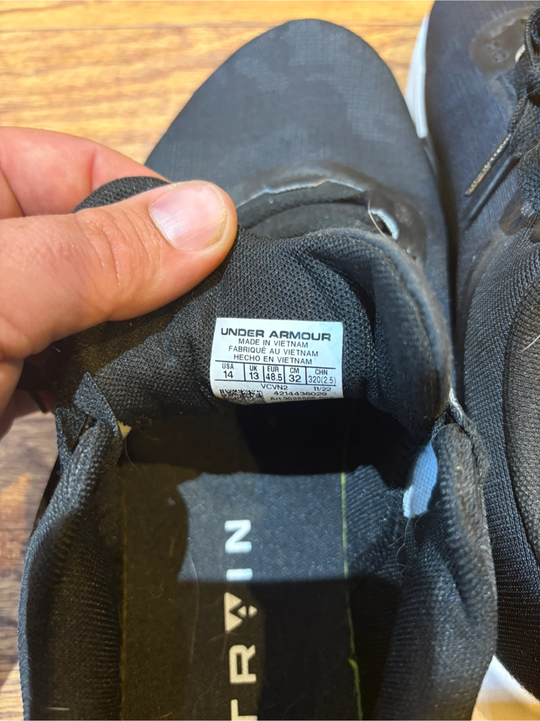 Under Armour Training Shoes size 14 - photo 4