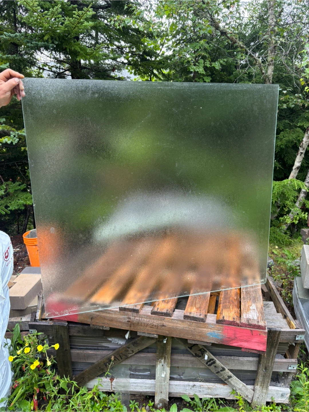 Frosted and clear deck panels - photo 2