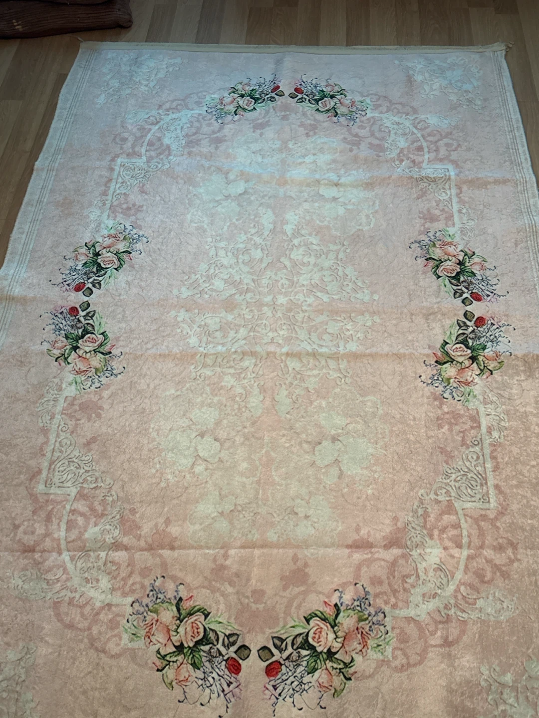 Floral Area Rug in Pink - photo 4