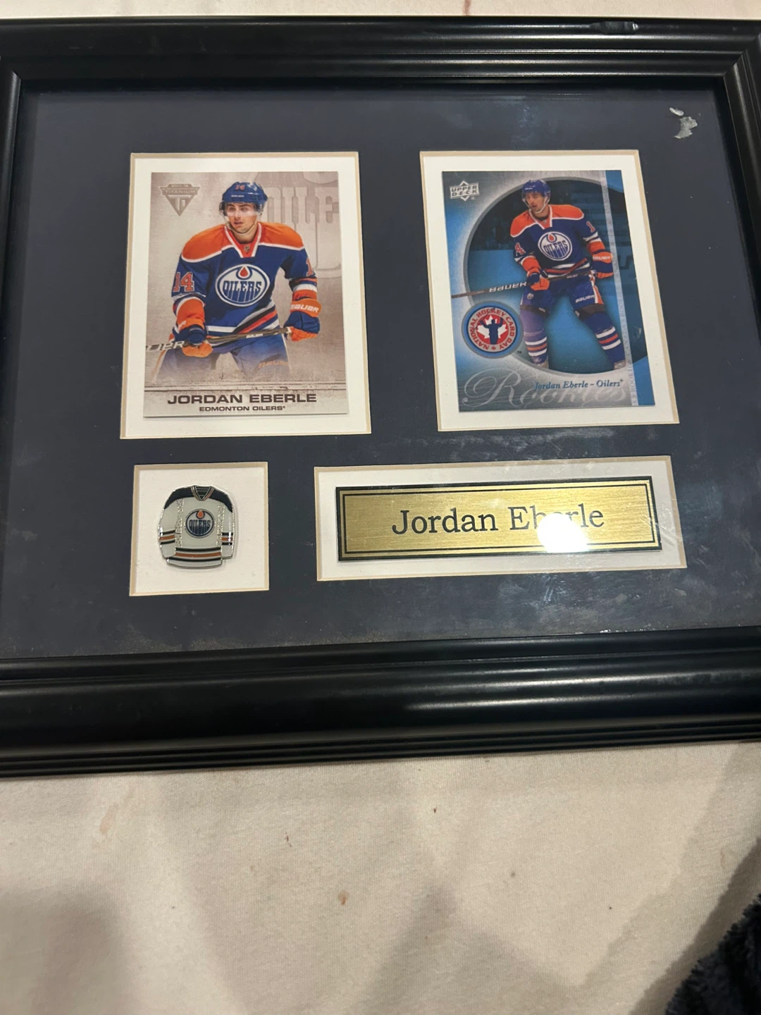 Jordan Eberle Framed Hockey Card Set - photo 2