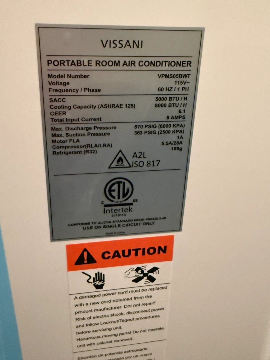Portable Air Conditioner & Dehumidifer - photo 5
