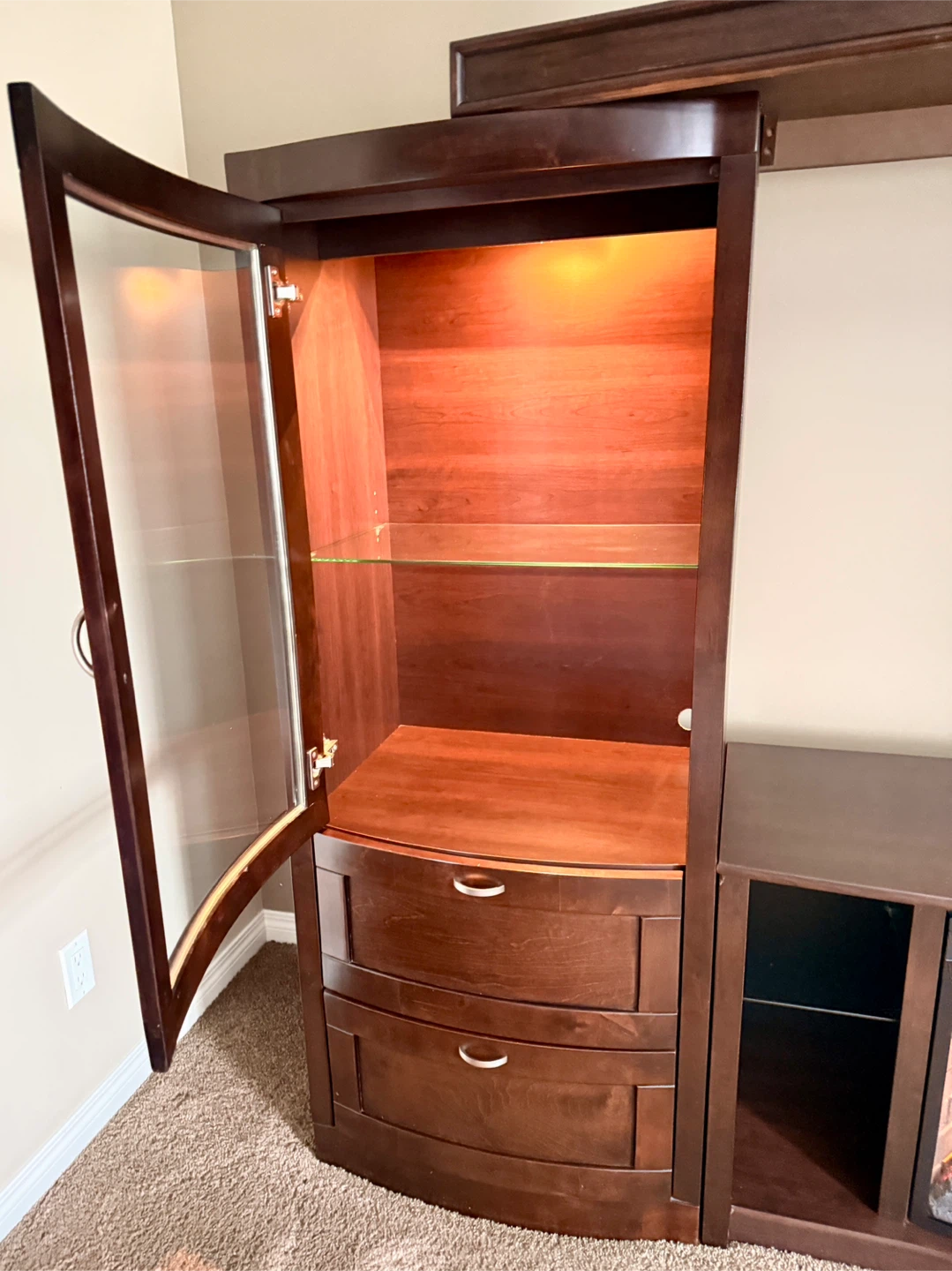 Large Entertainment Unit w/ Fireplace - photo 3