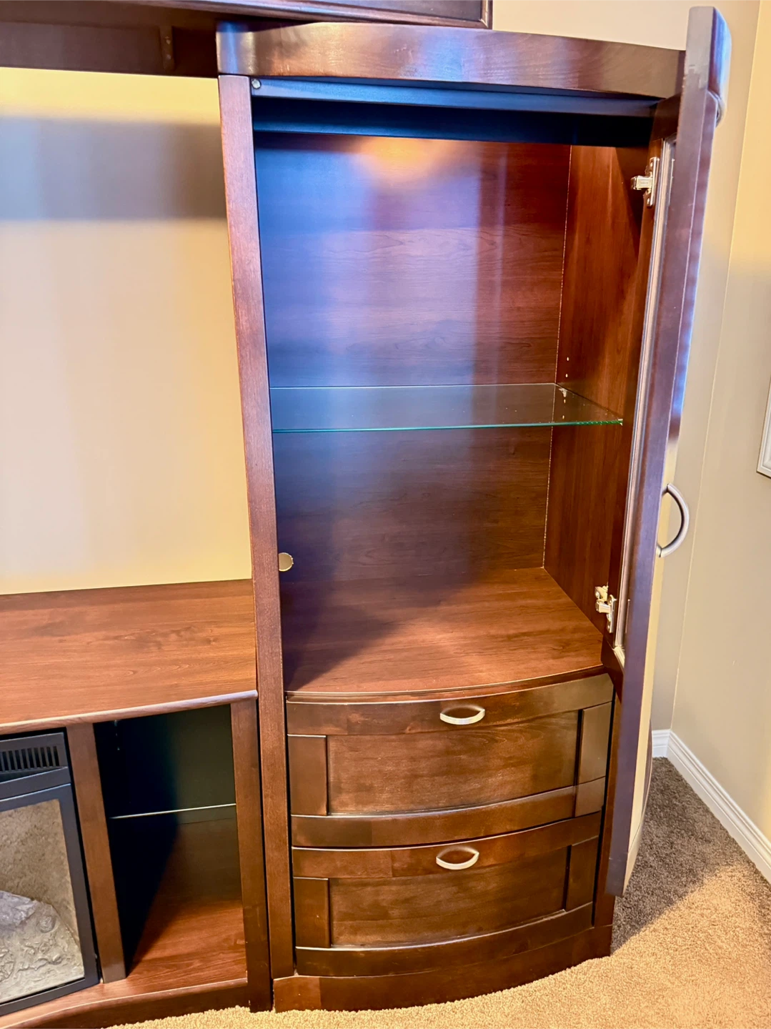 Large Entertainment Unit w/ Fireplace - photo 5
