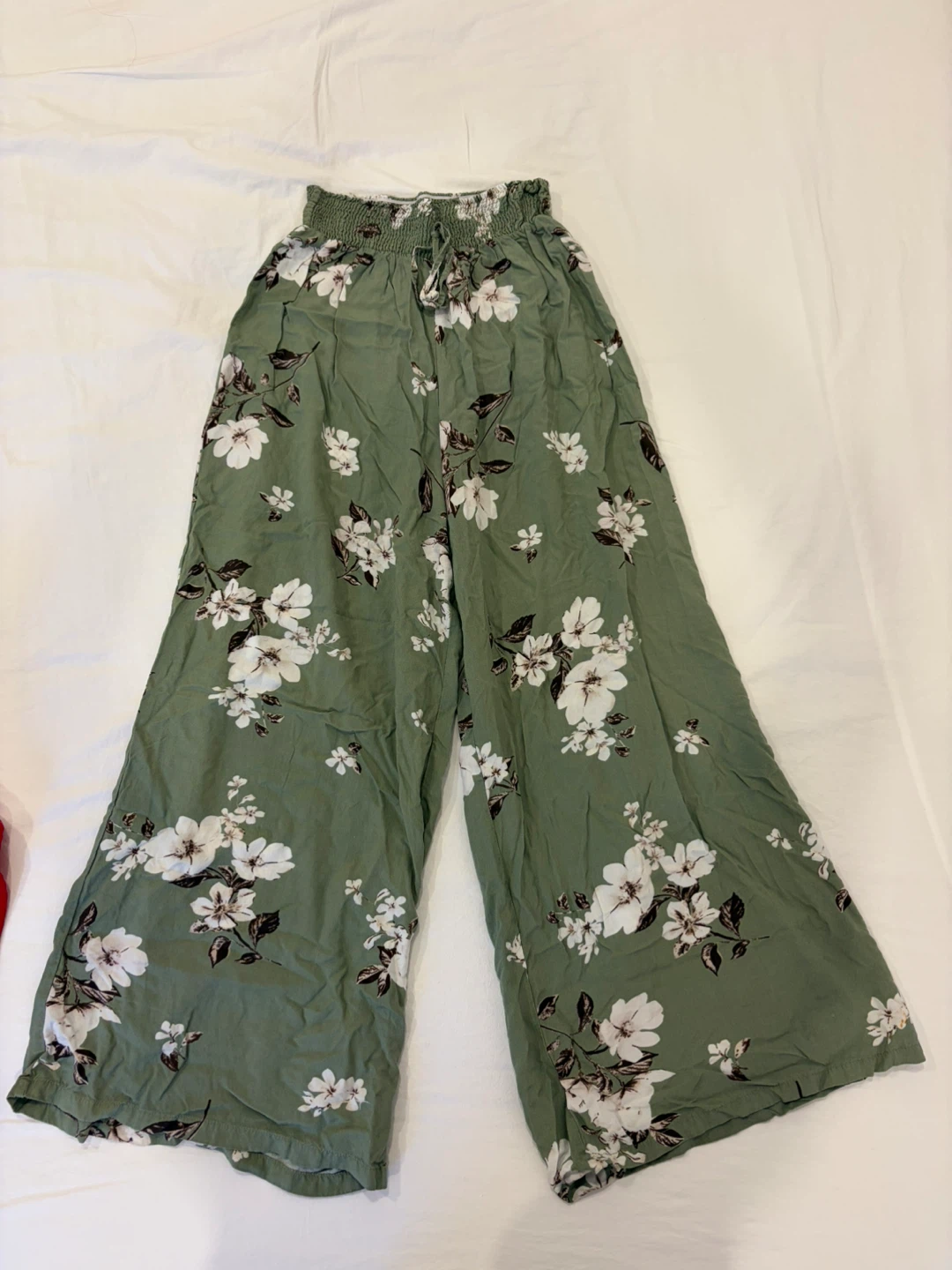 Floral Wide-Leg Pants Size 6