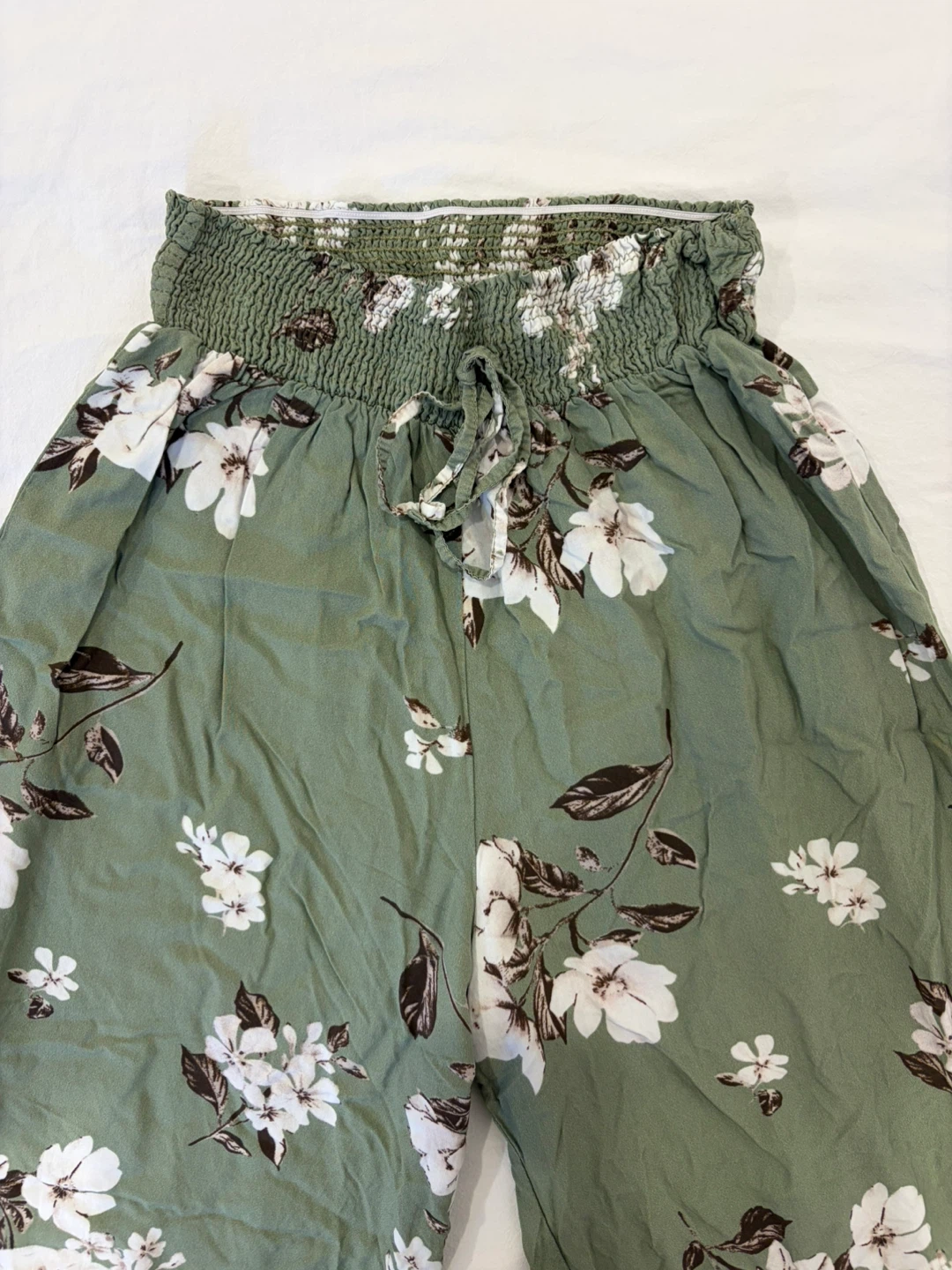 Floral Wide-Leg Pants Size 6 - photo 2