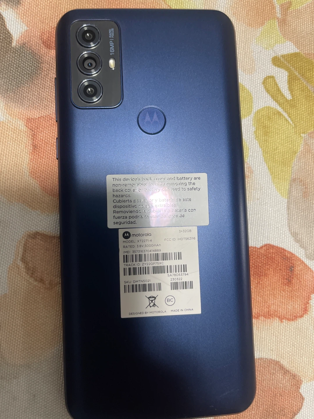 Motorola XT227-4 G Power 5G Smartphone (read description)