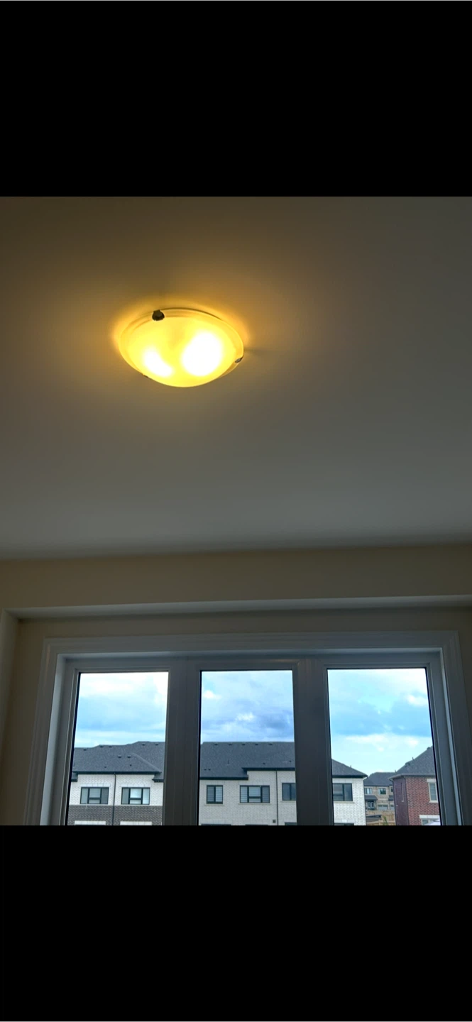 12 Hampton Bay 12-inch 2-Light Flush Mount - photo 2