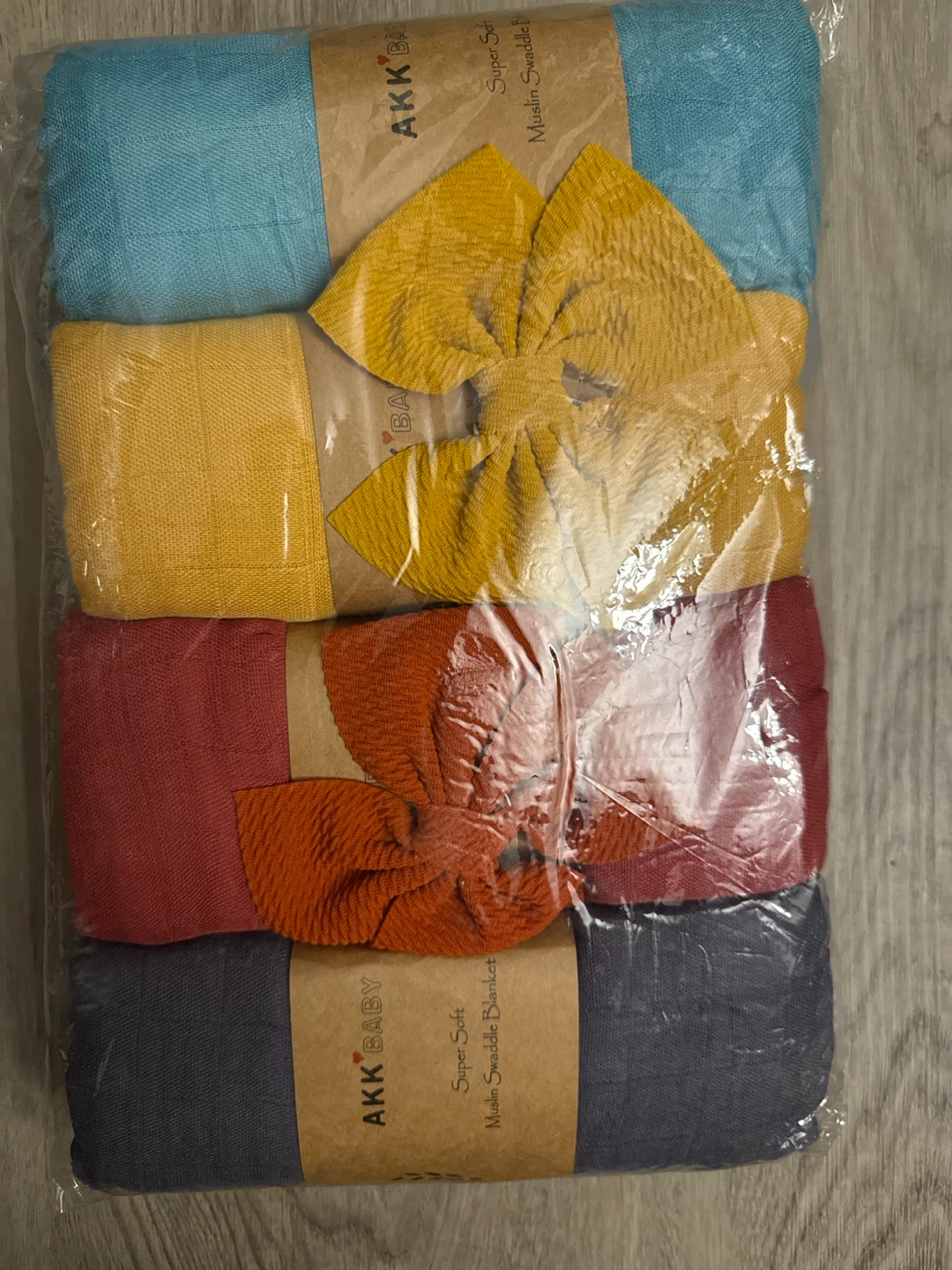 AKK Baby Muslin Swaddle Blanket Set - photo 2