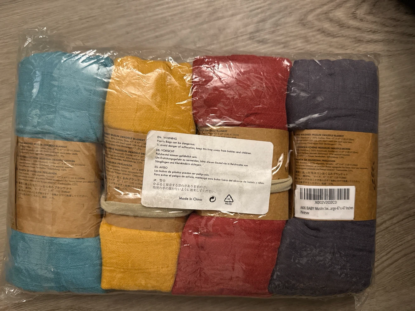 AKK Baby Muslin Swaddle Blanket Set - photo 3