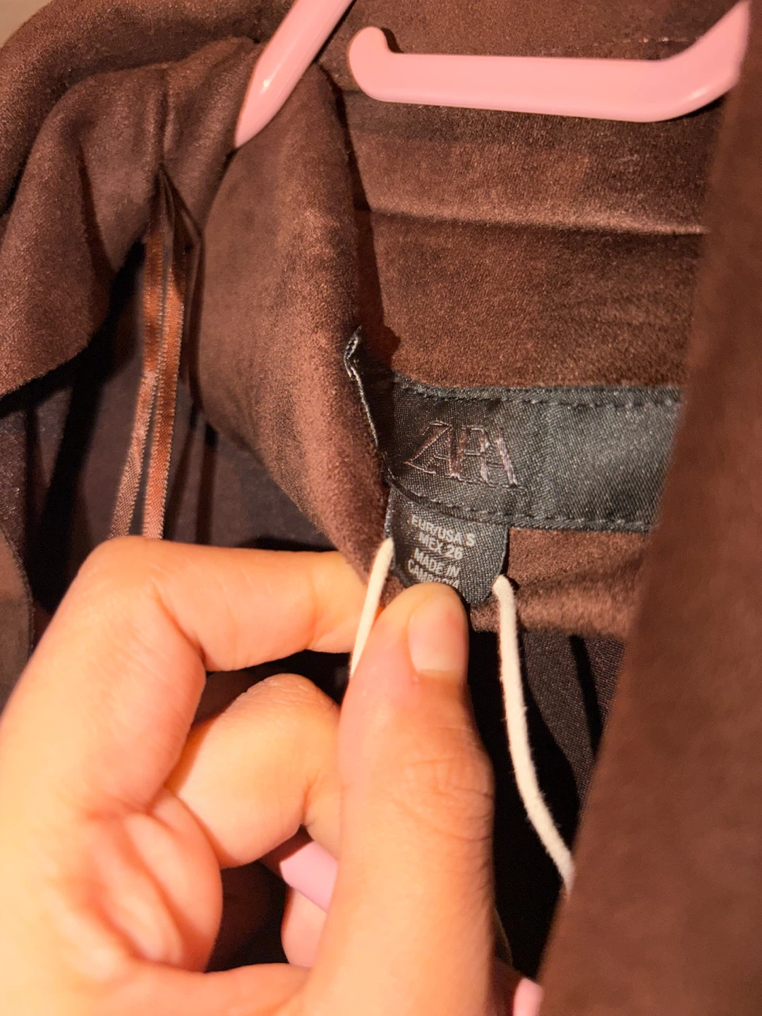 Zara Belted Jacket - Brown - photo 2