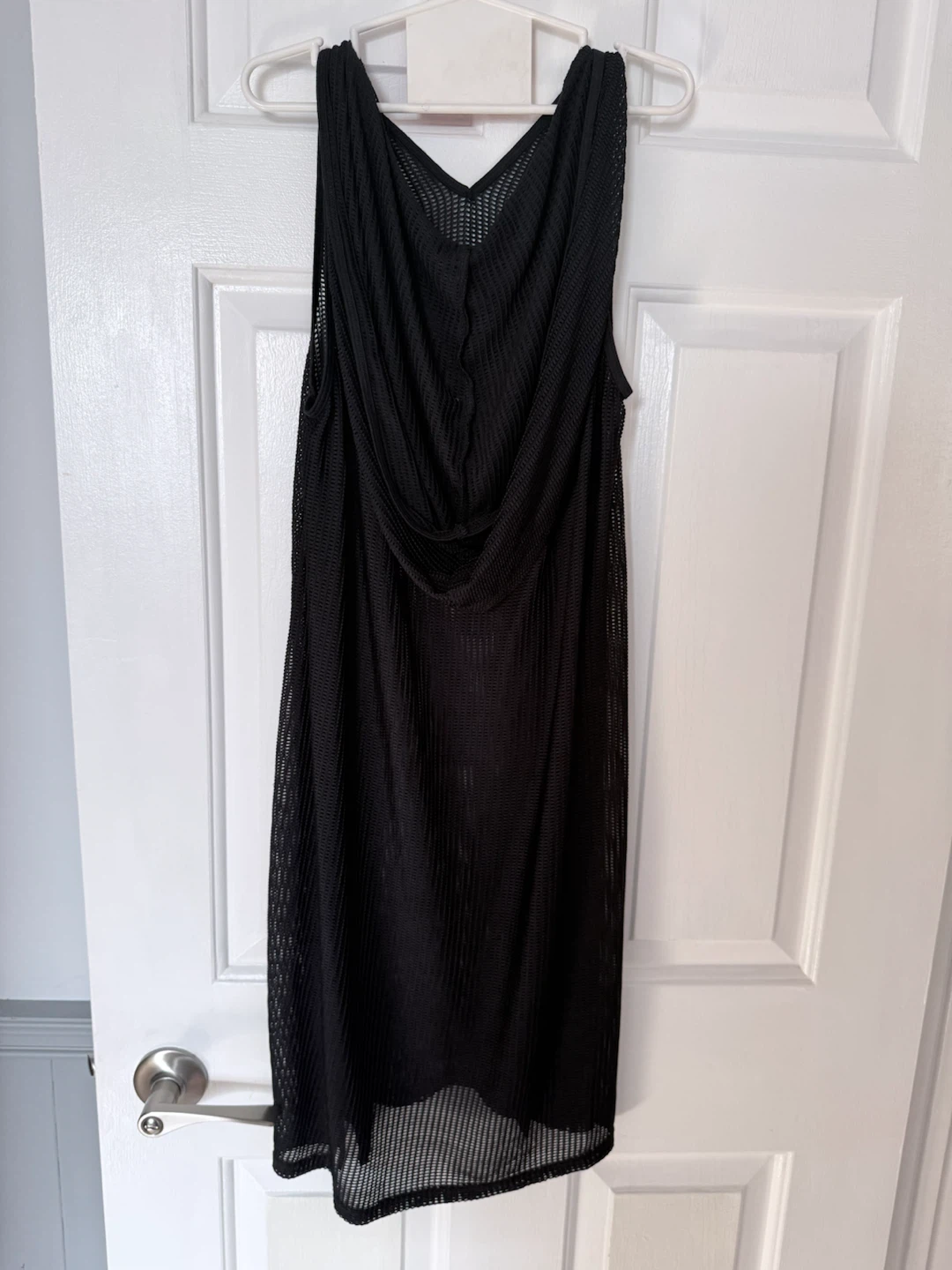 Black Mesh bathing suit Cover-Up/Size L