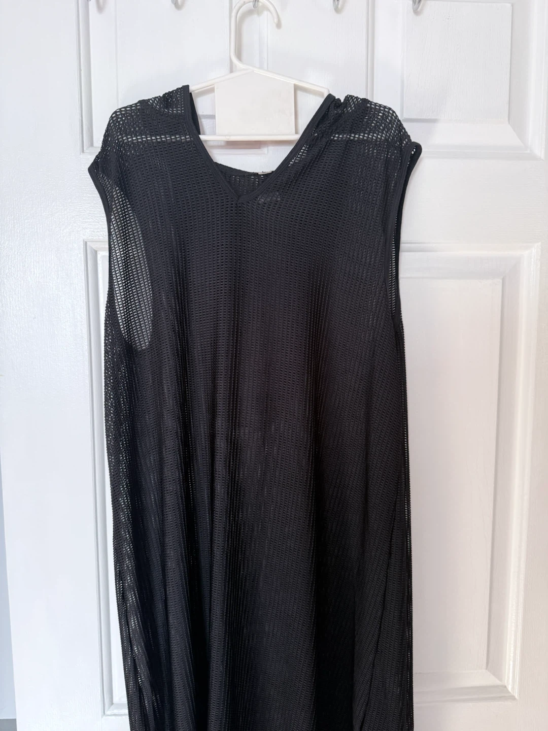 Black Mesh bathing suit Cover-Up/Size L - photo 3