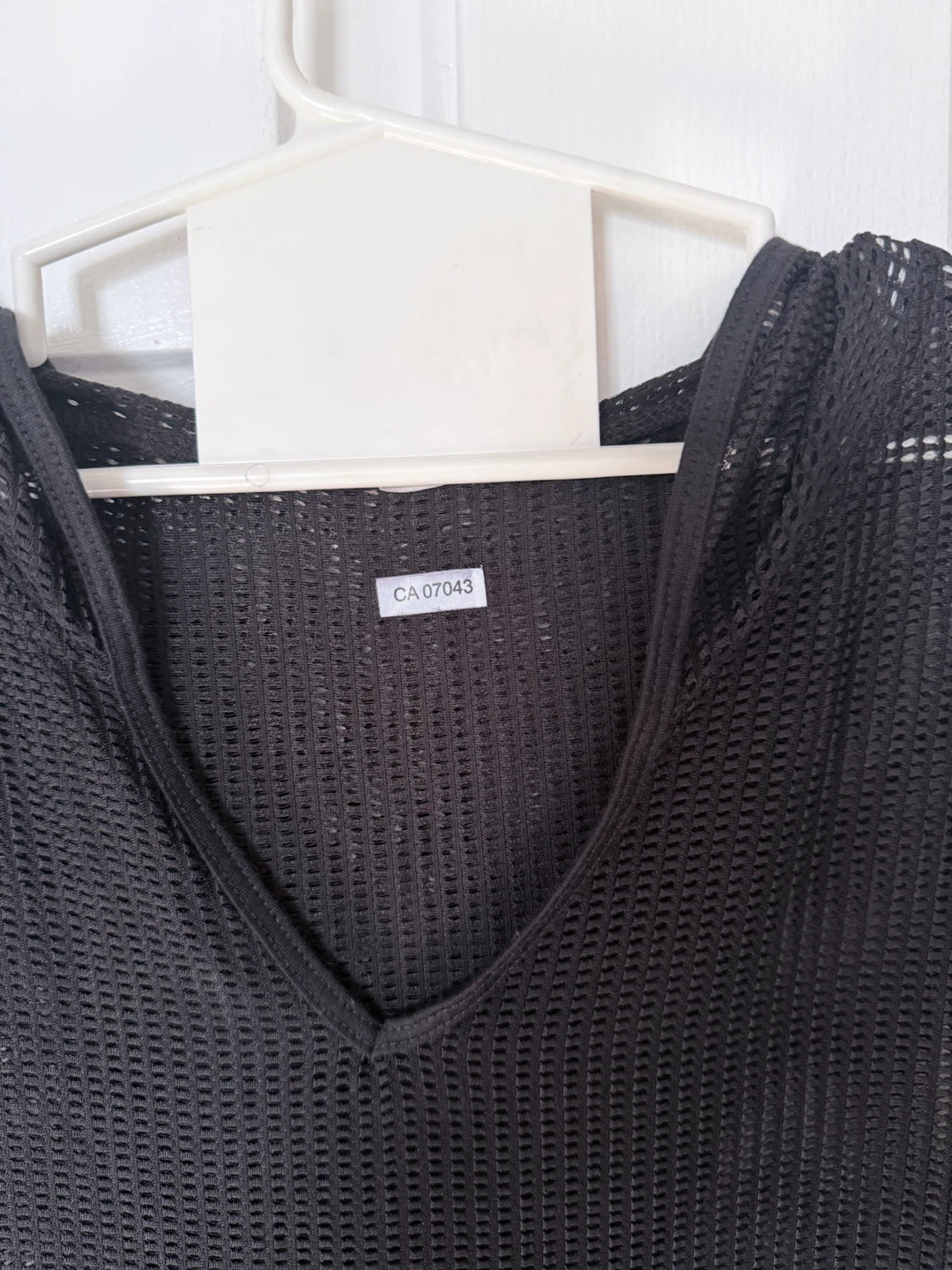Black Mesh bathing suit Cover-Up/Size L - photo 4