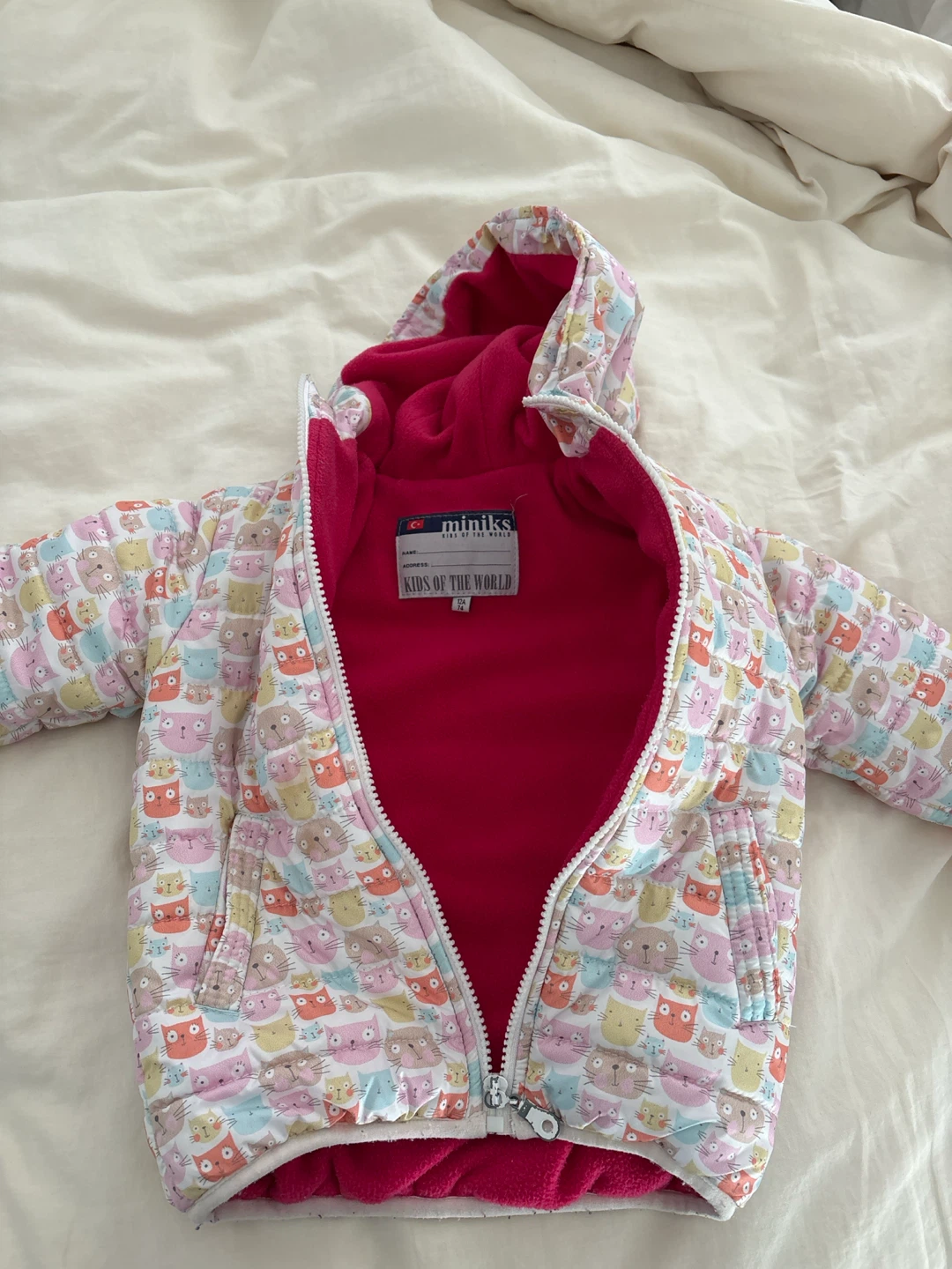 Miniks Kids of the World Cat Print Jacket - photo 3