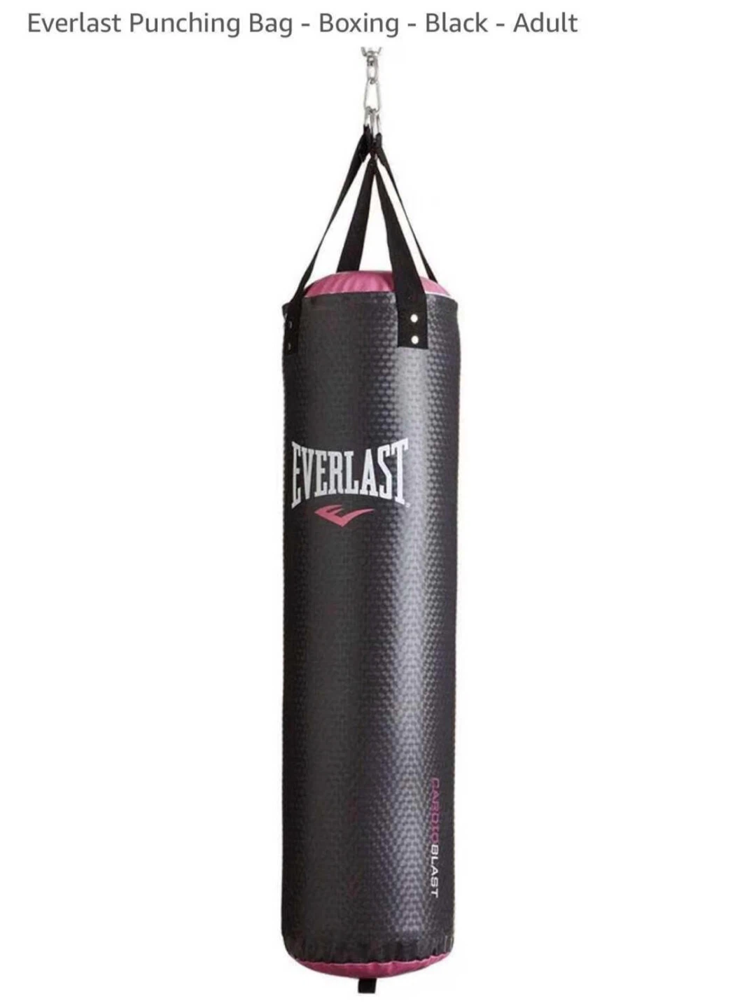 Everlast Punching Bag - Boxing - Black - Adult