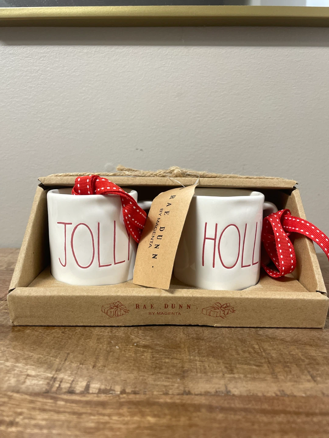 Rae Dunn Mini Mug Ornaments Set - VHTF