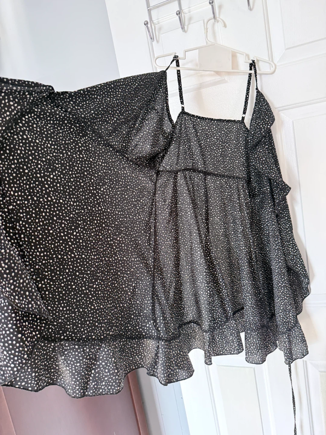 Polka Dot Mini bathing suit cover-up. size M - photo 3