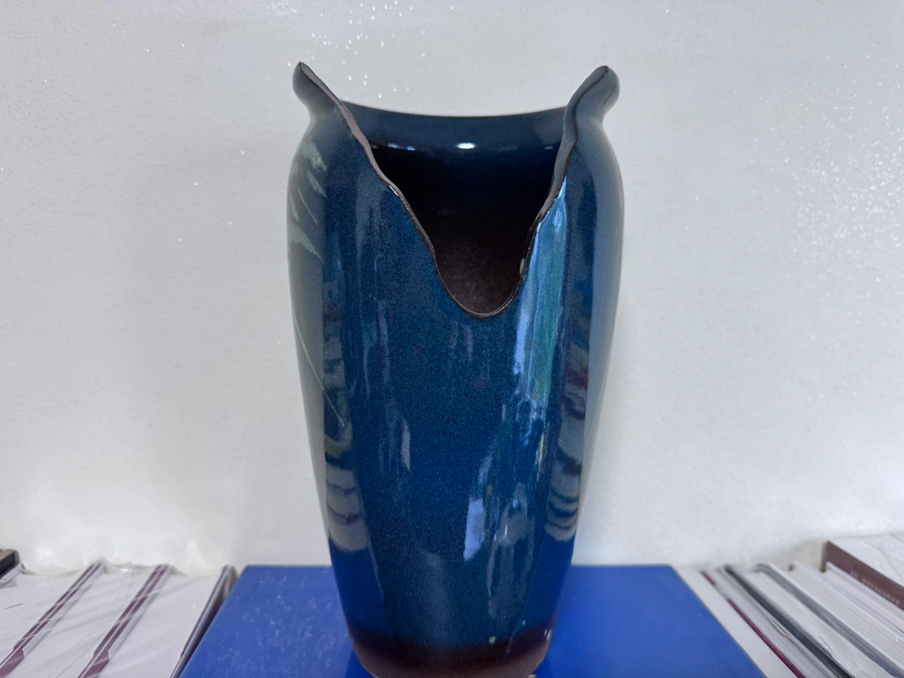 Brand New Blue Decorative Ceramic Vase / Planter