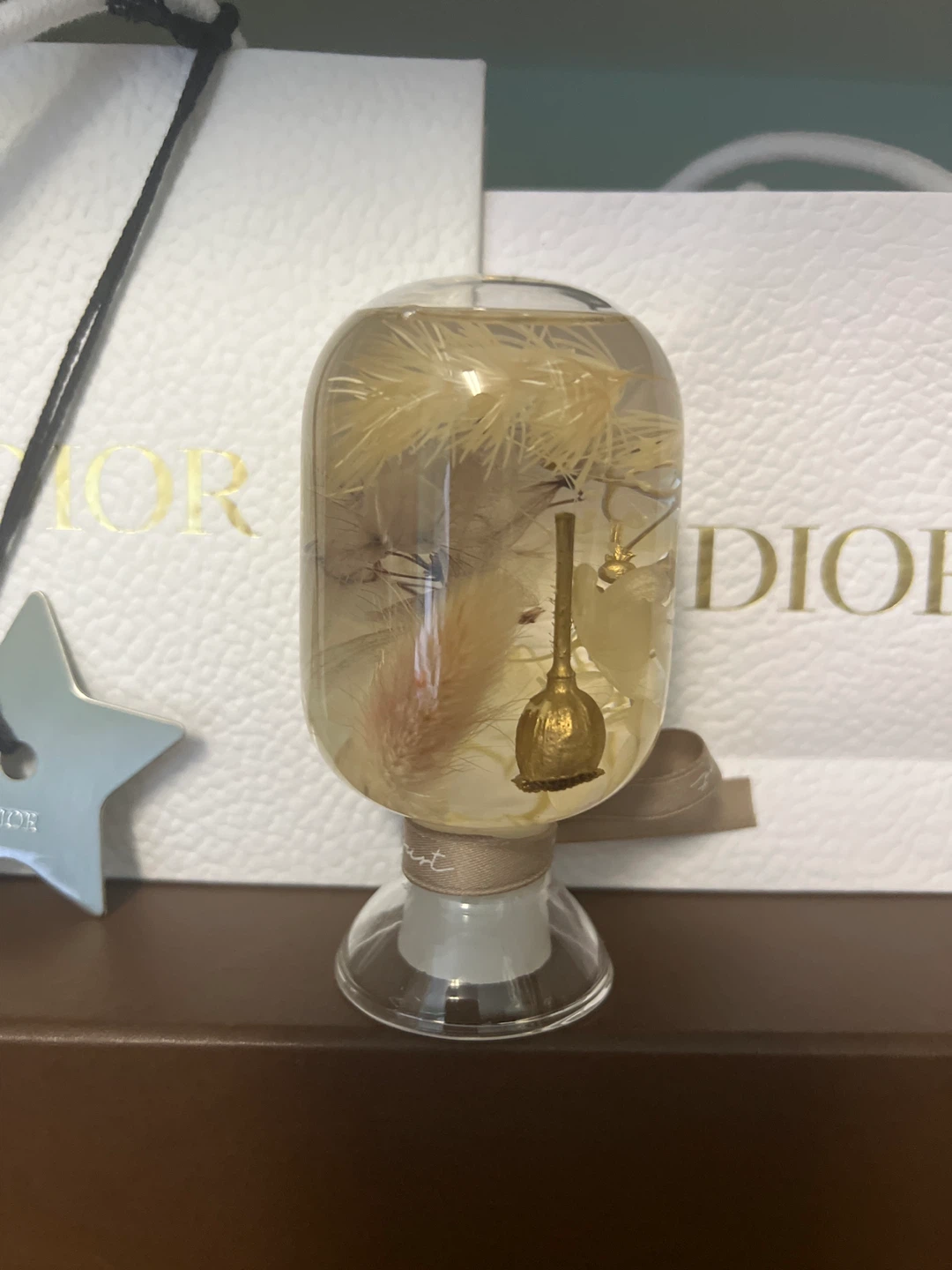 Glass Preserved Flower Decor - photo 2