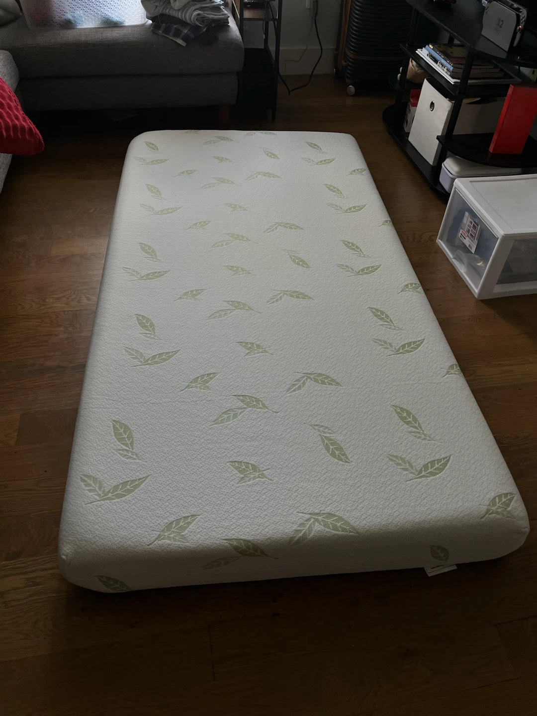 Twin Green Tea Memory Foam Mattress (5") – Like New - photo 2