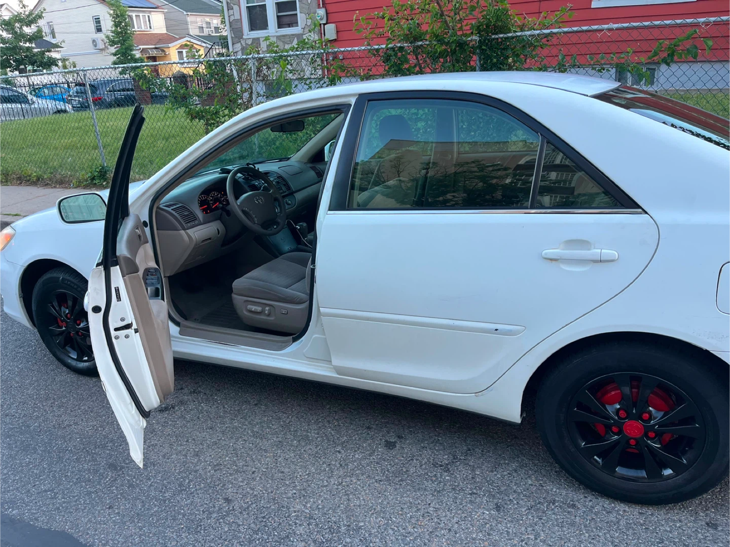 White Toyota Camry