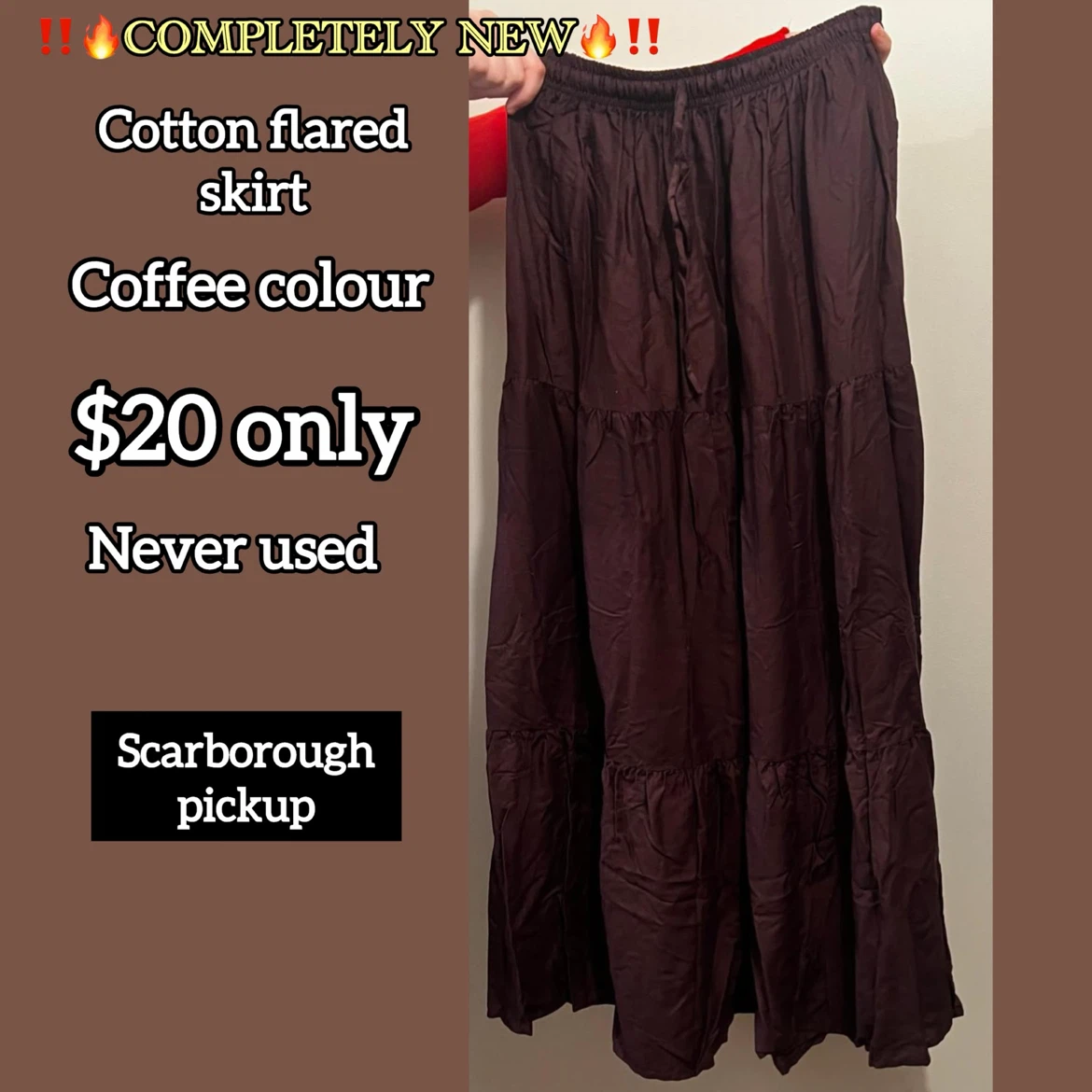 New Cotton Flared Skirts