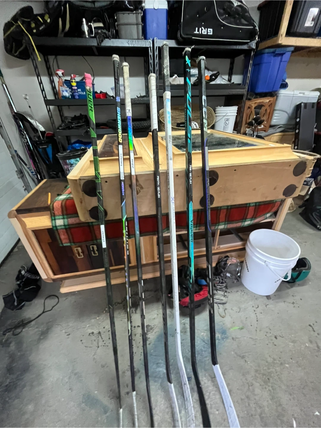 Hockey sticks