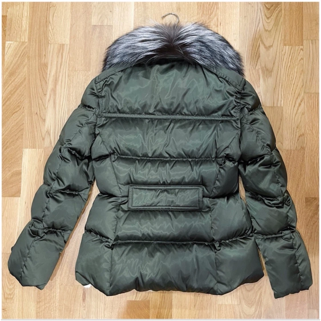 PRADA POM POM 29X275 DOWN FOX FUR BELTED JACKET SIZE 42/US 8 - photo 4