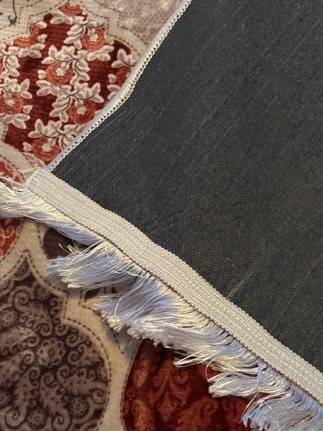Patterned Area Rug with Tassels - photo 5