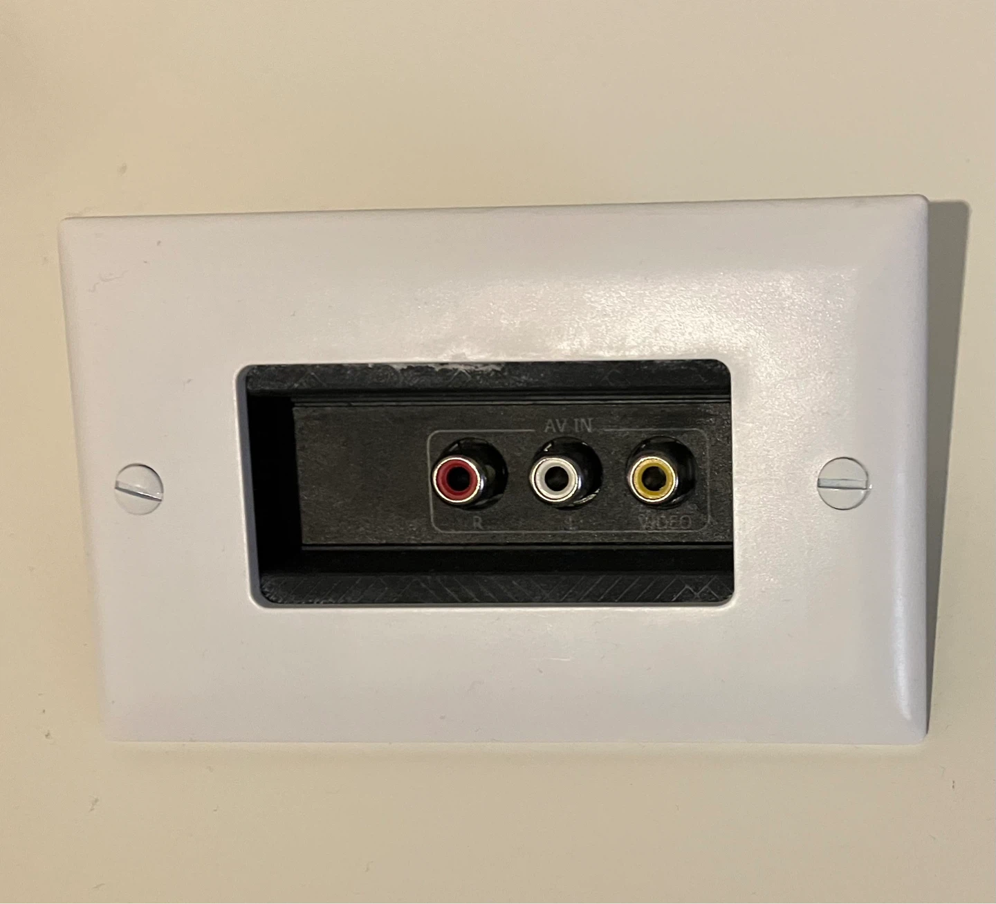 RCA AV Wall Plate