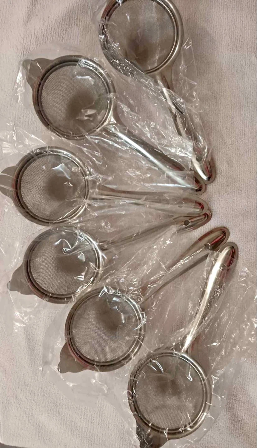 Set of 6 Stainless Steel tea Strainers