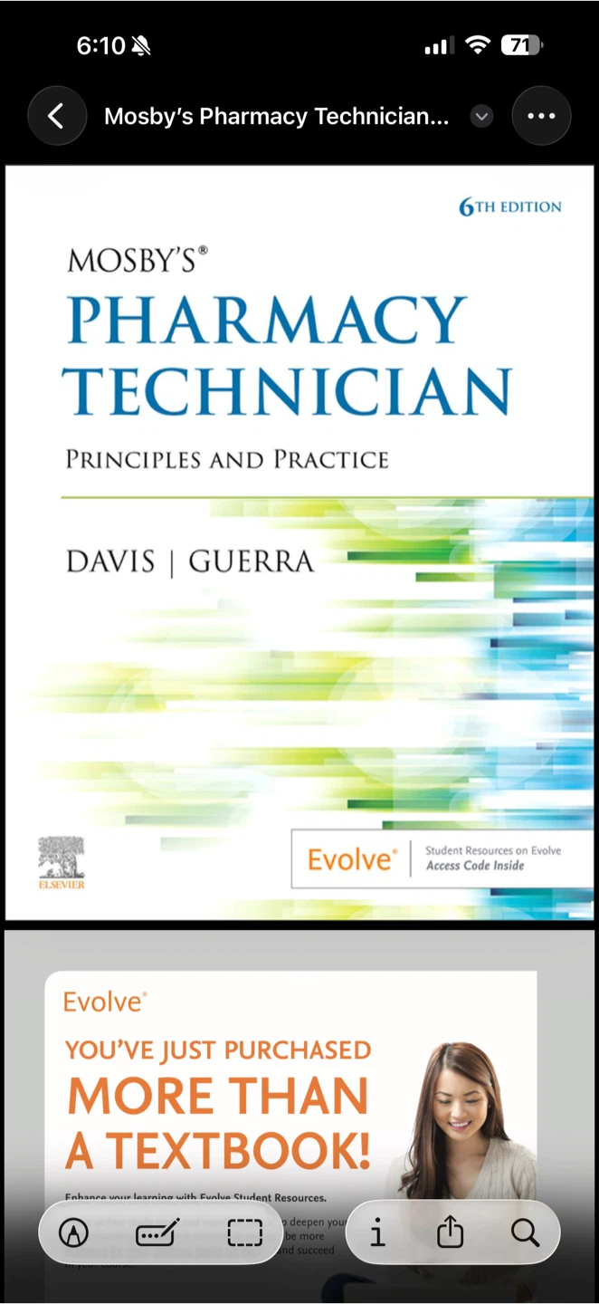 Mosby's Pharmacy Technician: Principles and Practice 6th Ed.
