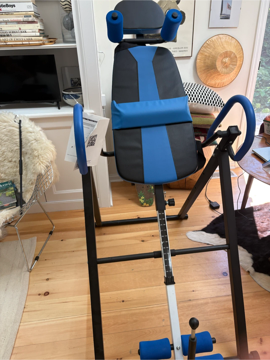 Inversion Table - Blue and Black