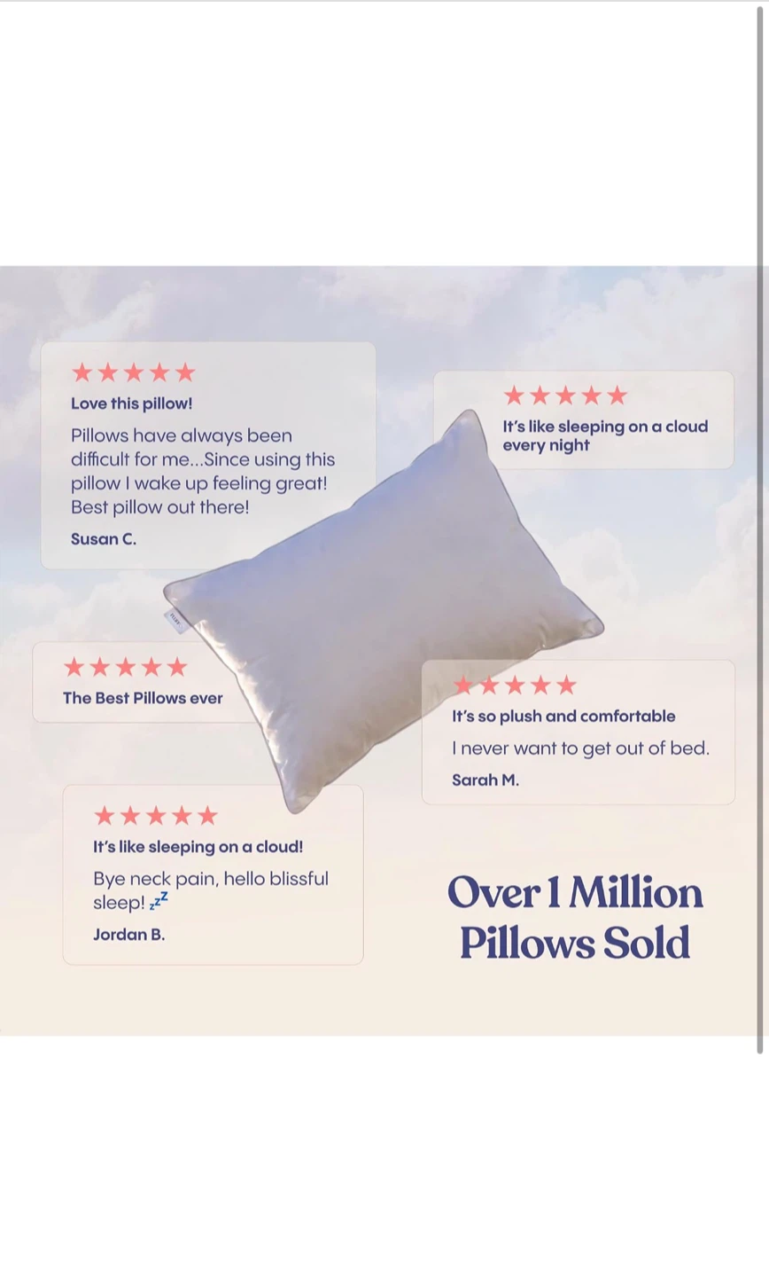 FLUFF Hotel Pillow 2-Pack Standard