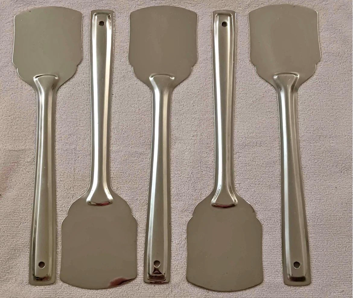 Set of 5 Stainless Steel Spatulas