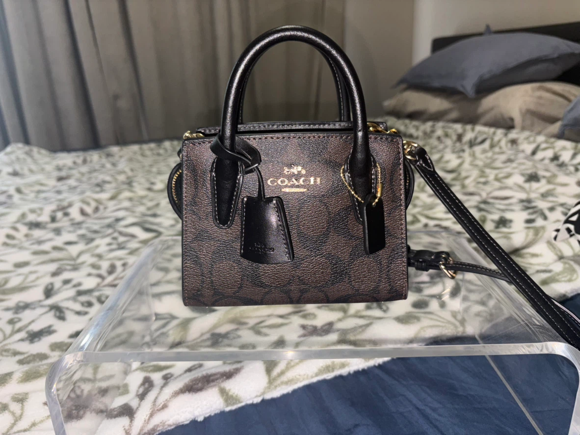 Coach Andrea Mini Signature Tote Bag
