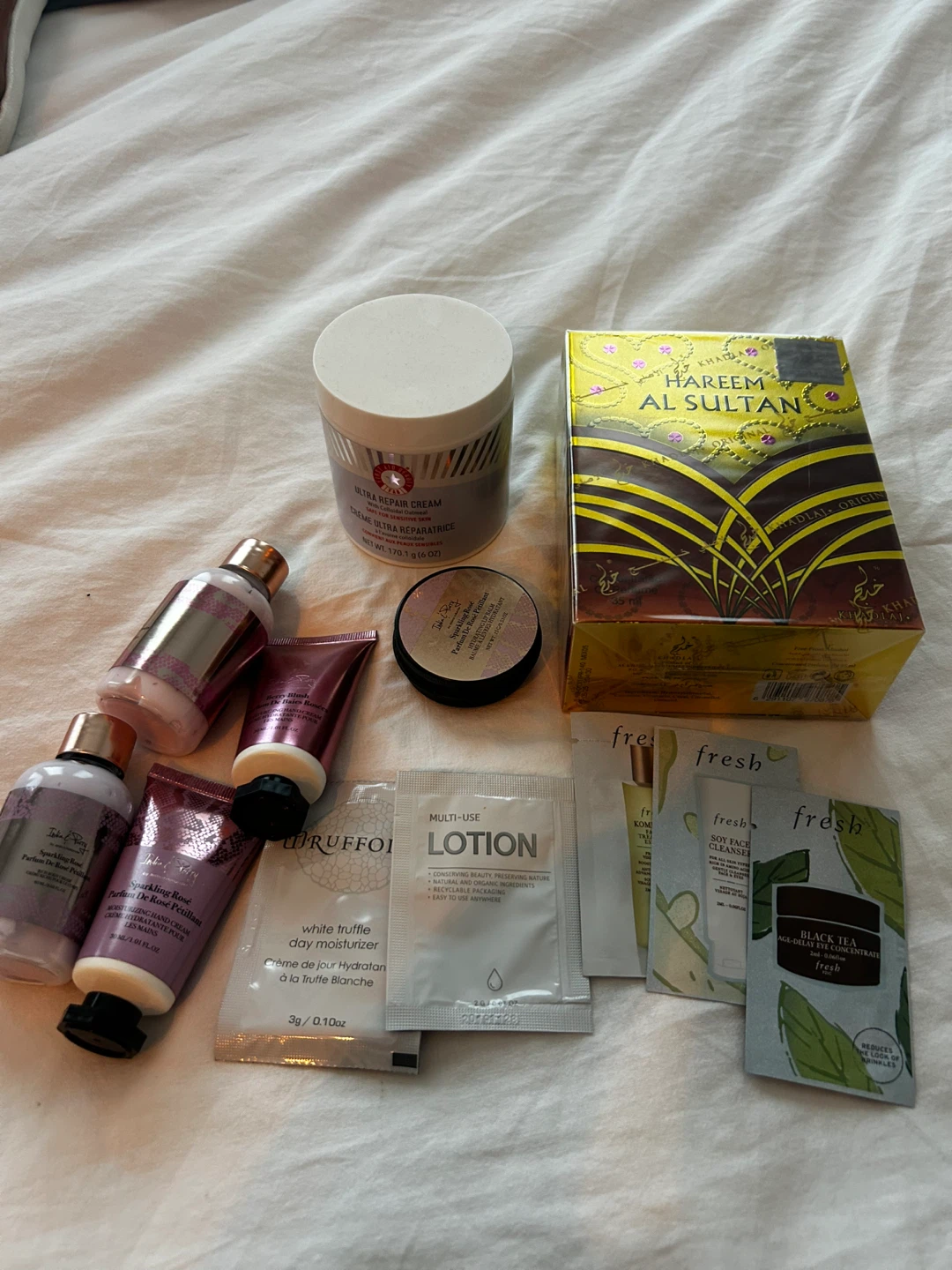 Various Skincare Samples and Set