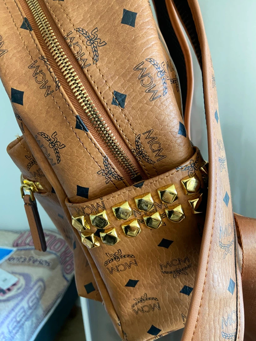 MCM Stark Backpack with Studs - photo 3