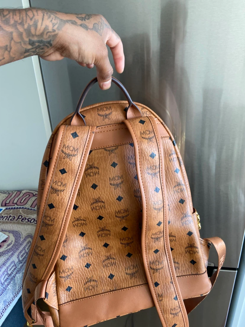 MCM Stark Backpack with Studs - photo 4