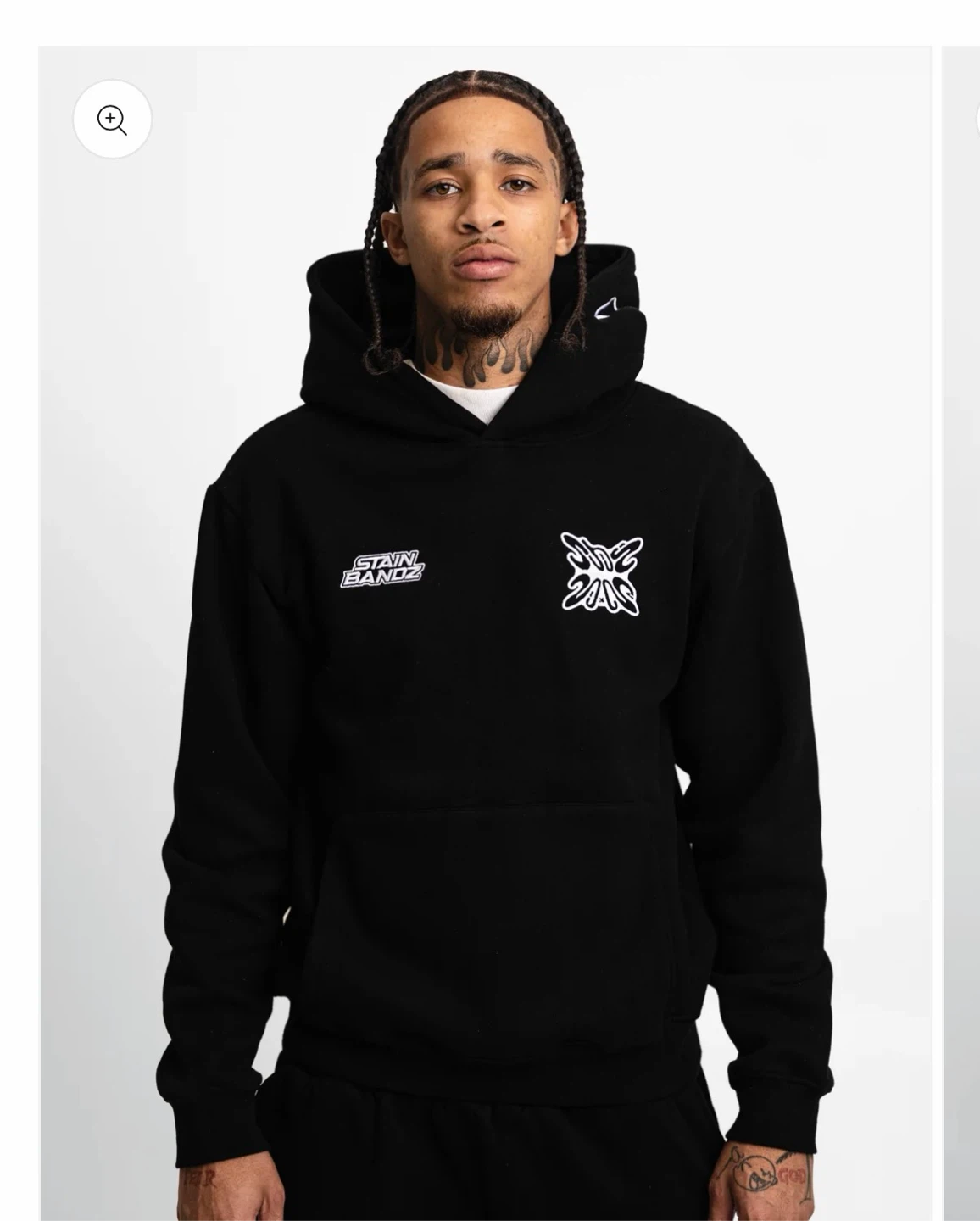 Stain Bandz Black Hoodie Size: S
