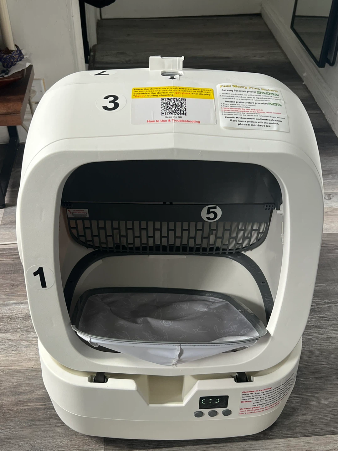 Arenero automático para gatos marca Kitten Mew - photo 2