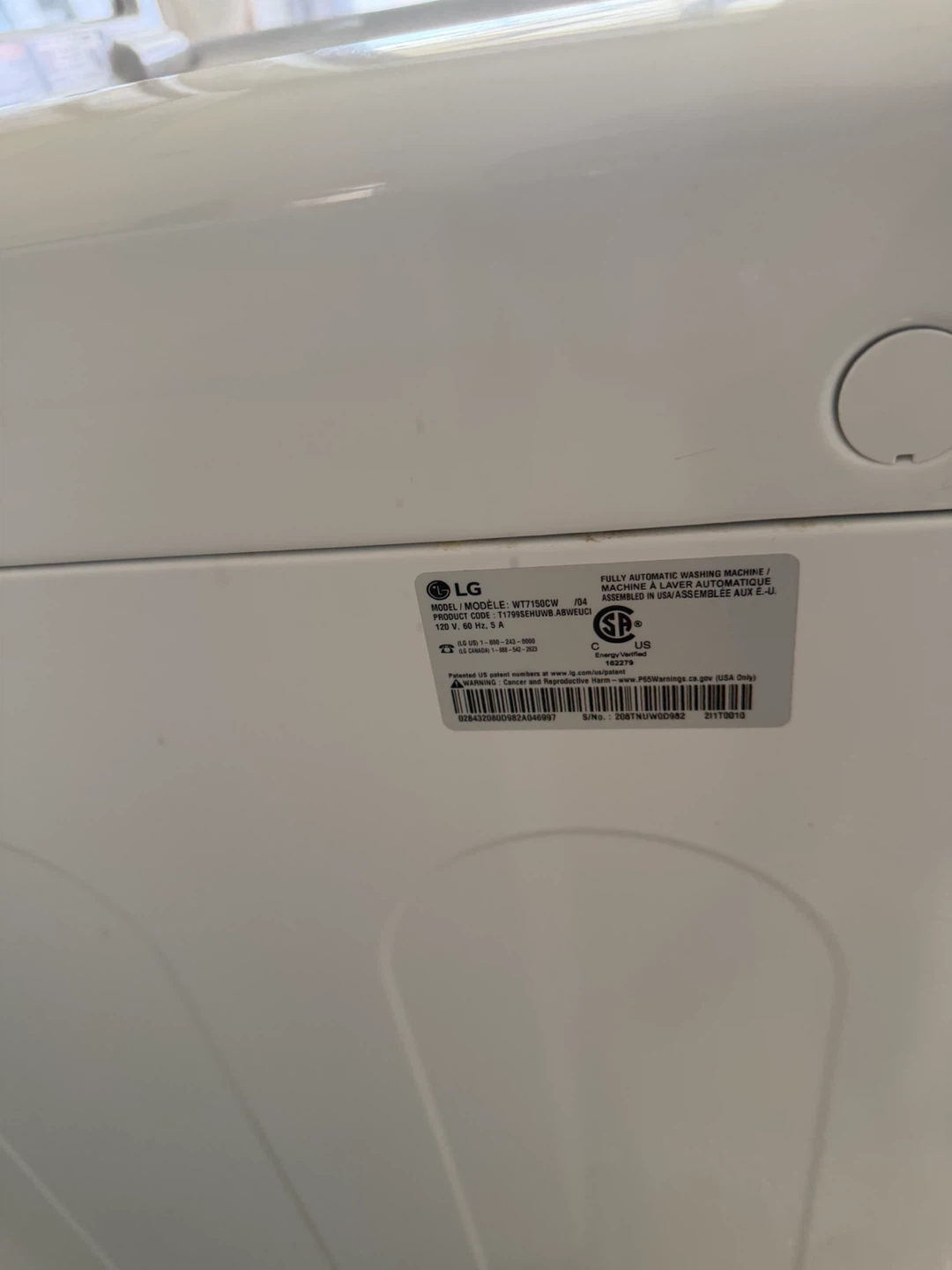 LG large-capacity washer & dryer  one-person household. - photo 4
