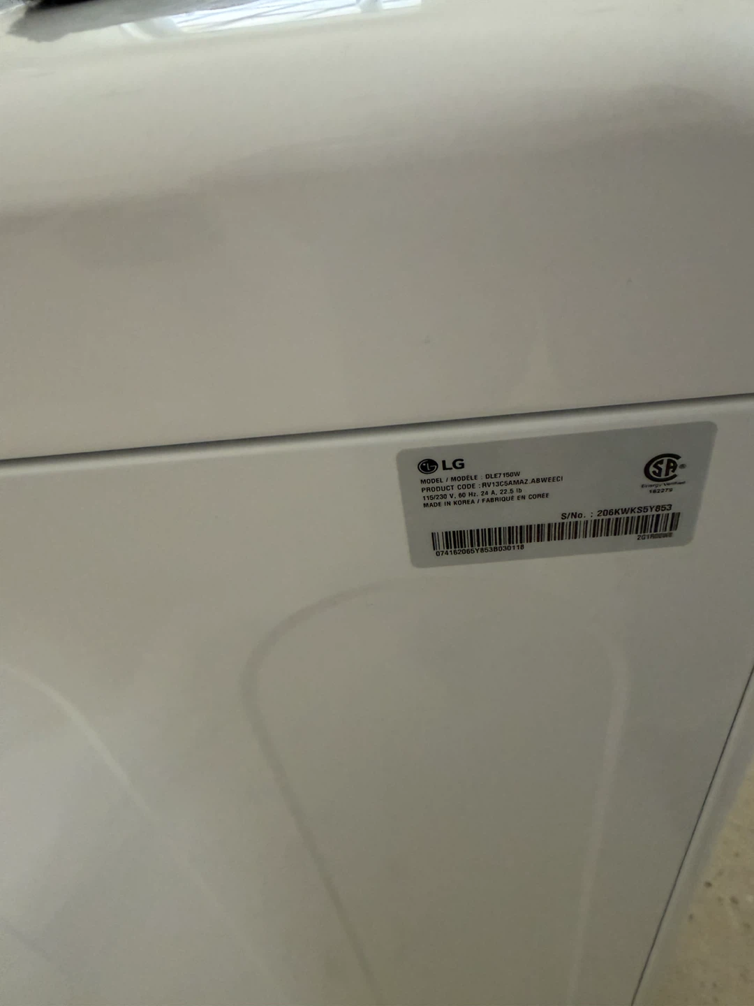 LG large-capacity washer & dryer  one-person household. - photo 5