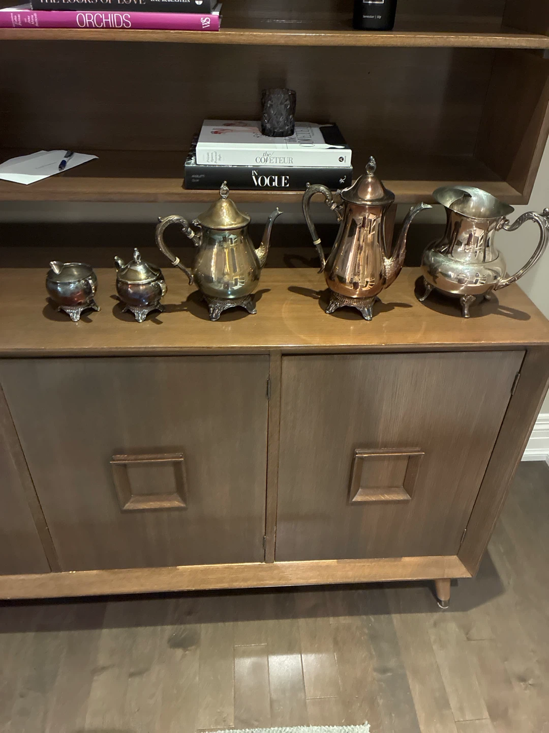 Vintage Silver-Plated Tea Set