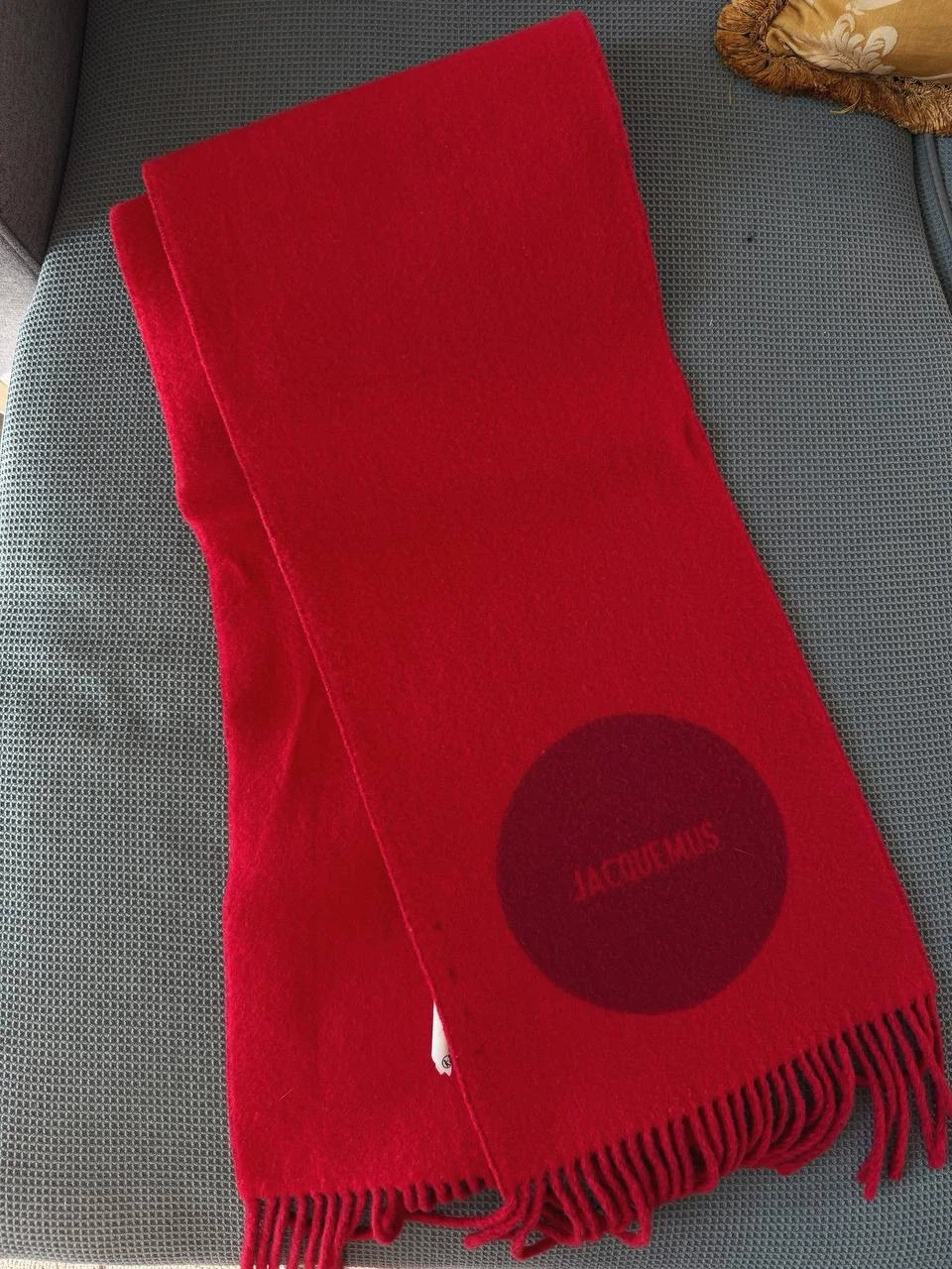 Jacquemus Le Rond Carré Scarf - Red