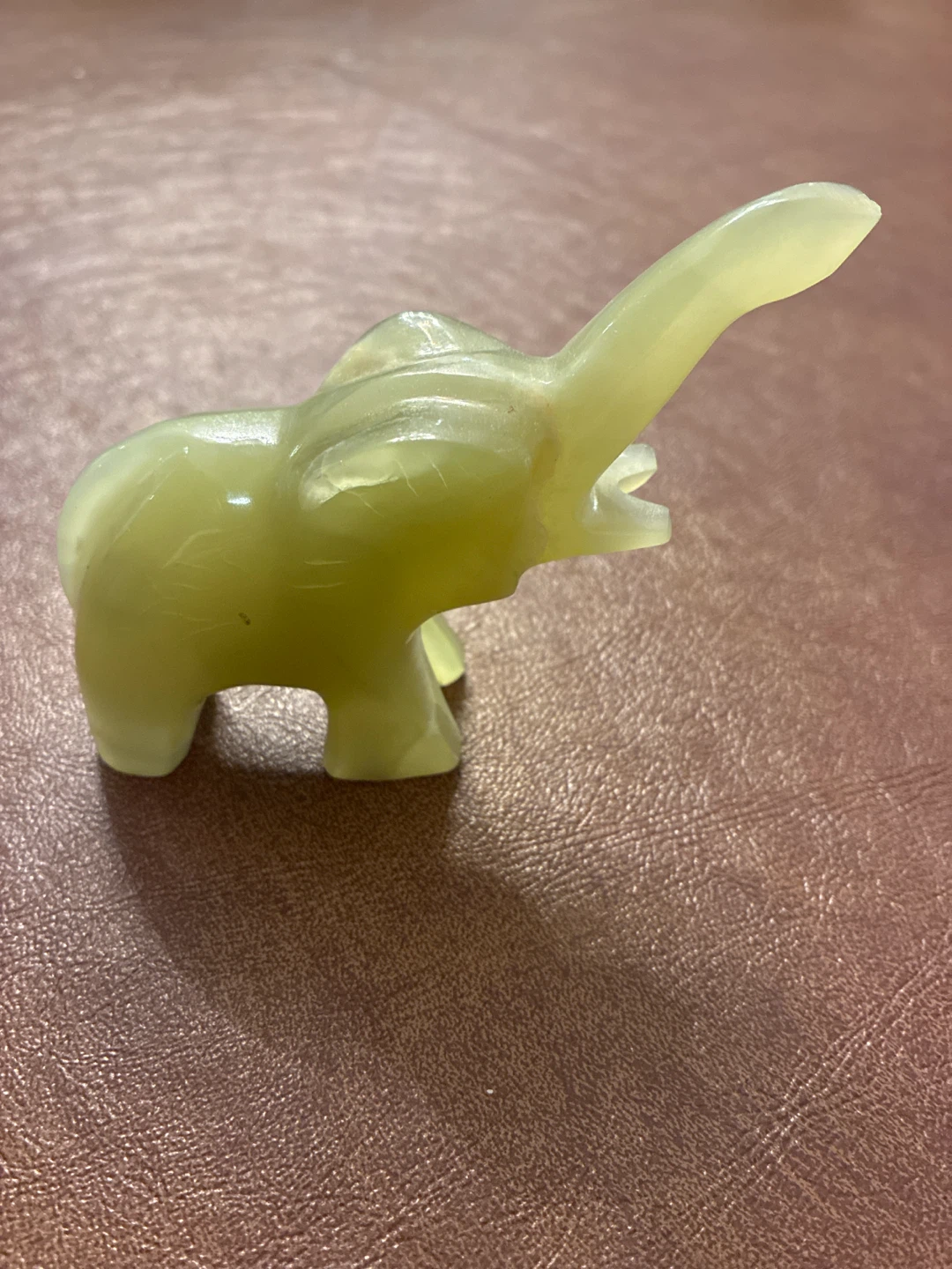 Set of 3 carved stone animal figurines - photo 3